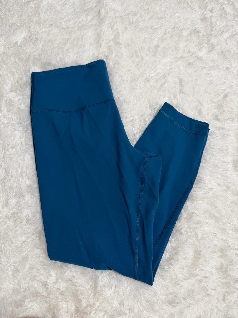 lululemon athletica Size 12 Align Teal Blue Leggings pants workout Pilates yoga